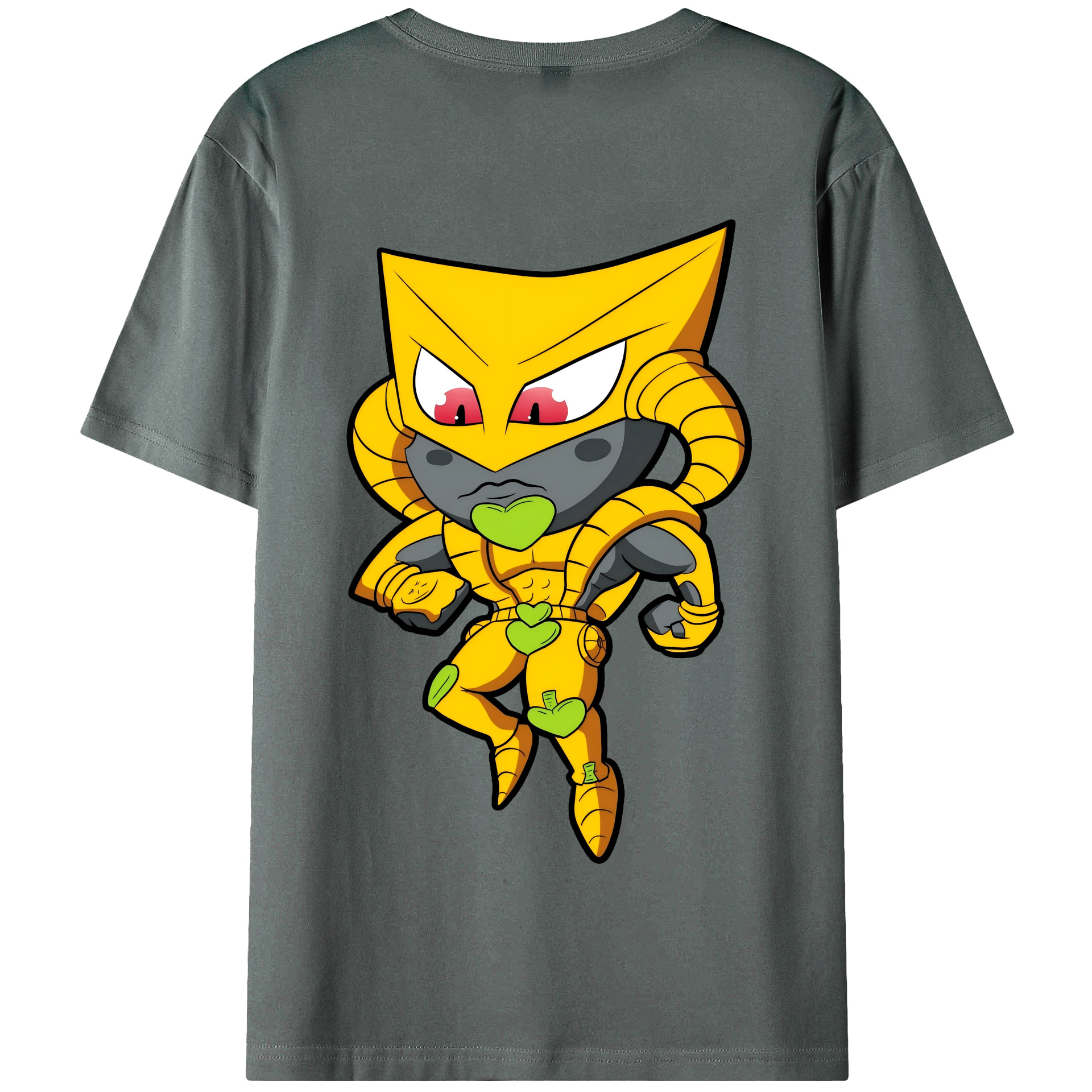 （画像用） ジョジョの奇妙な冒険 ディオ?ブランドー JoJo's Bizarre Adventure Dio Brando 綿100％半袖Tシャツ（背面プリント）